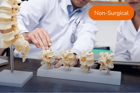 Lumbar epidural injection used to reduce lower back pain and sciatica